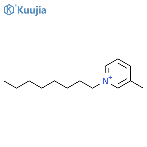 Pyridinium, 3-methyl-1-octyl- structure