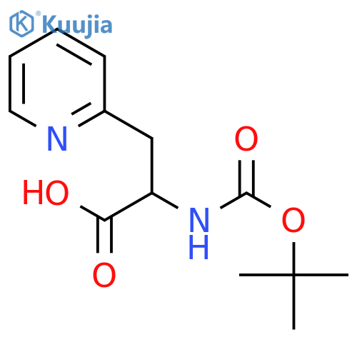 N-Boc-3-(2-pyridyl)-L-alanine structure