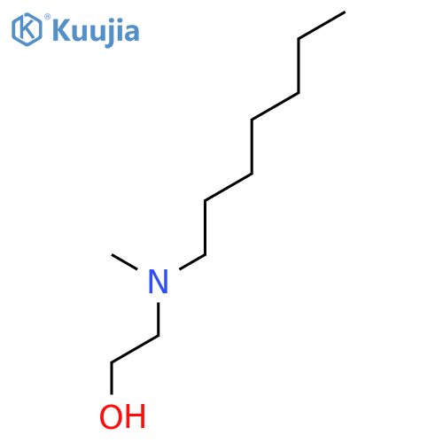 Ethanol, 2-(heptylmethylamino)- structure