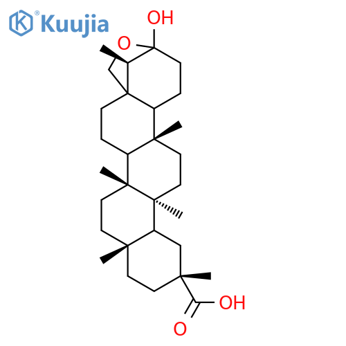 2H-3,4a-(Epoxymethano)picene-11-carboxylicacid, eicosahydro-3-hydroxy-4,6b,8a,11,12b,14a-hexamethyl-,(3S,4R,4aR,6aS,6bR,8aS,11R,12aR,12bS,14aR,14bS)- structure