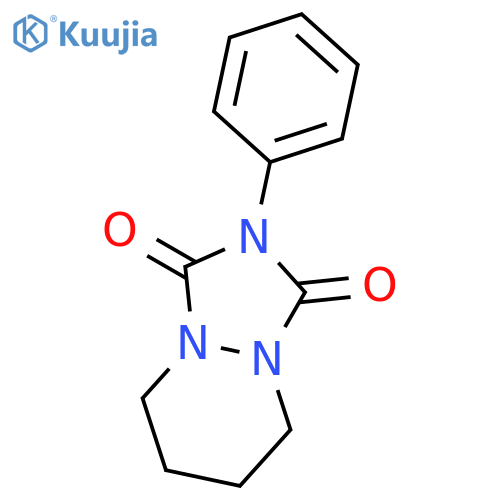 1H-(1,2,4)Triazolo(1,2-a)pyridazine-1,3(2H)-dione, tetrahydro-2-phenyl- structure
