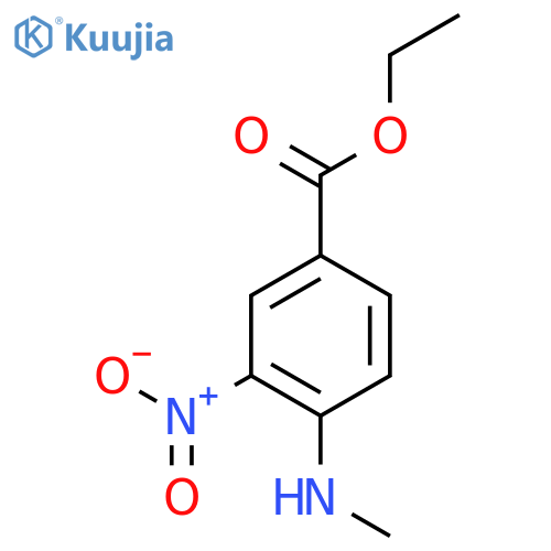 4-(Methylamino)-3-nitro-benzoic acid ethylester structure