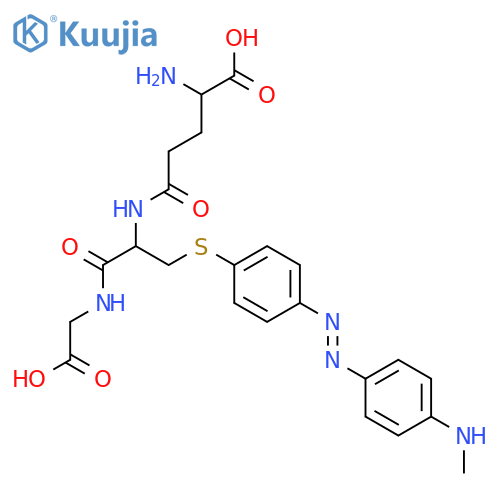 Glycine, N-[N-L-g-glutamyl-S-[4-[[4-(methylamino)phenyl]azo]phenyl]-L-cysteinyl]-(9CI) structure