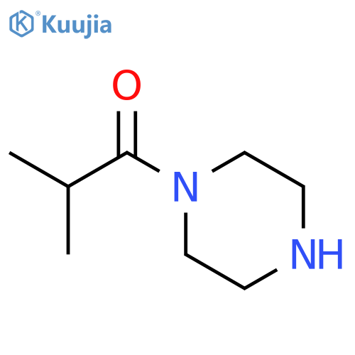 2-methyl-1-(piperazin-1-yl)propan-1-one structure