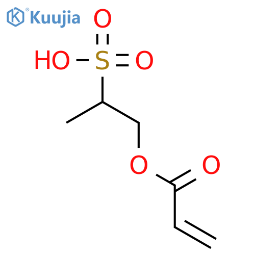 1-(Acryloyloxy)propane-2-sulfonic acid structure