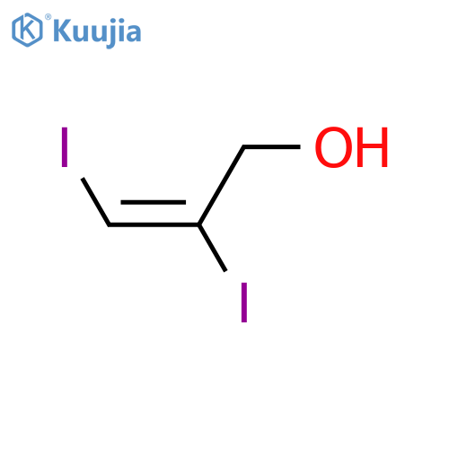 (2E)-2,3-diiodoprop-2-en-1-ol structure