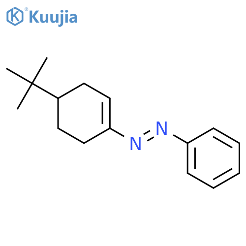 Diazene, [4-(1,1-dimethylethyl)-1-cyclohexen-1-yl]phenyl- structure