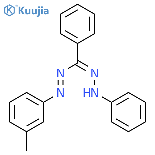 3,5-Diphenyl-1-(m-tolyl)formazan structure