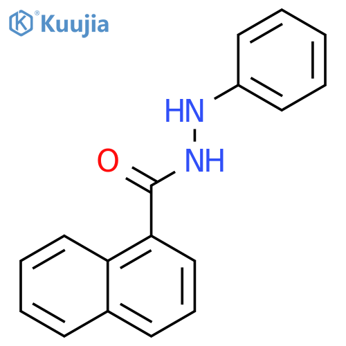 1-Naphthalenecarboxylic acid, 2-phenylhydrazide structure