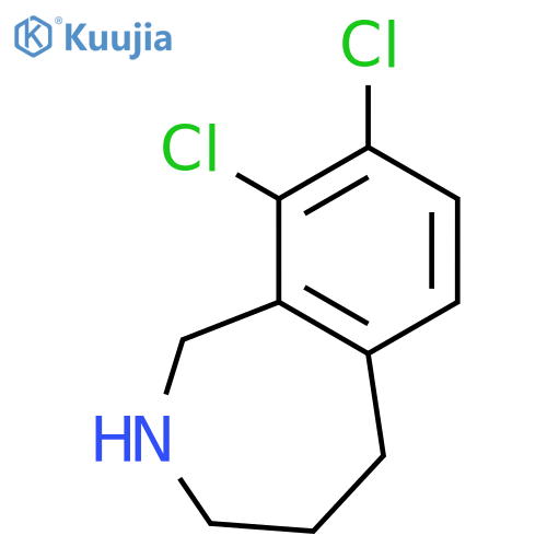 8,9-dichloro-2,3,4,5-tetrahydro-1H-2-benzazepine structure