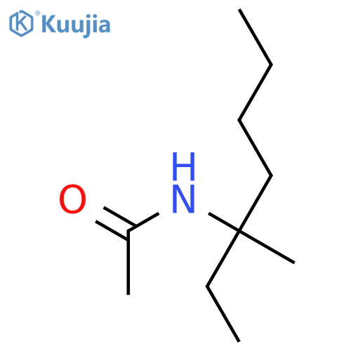 Acetamide, N-(1-ethyl-1-methylpentyl)- structure