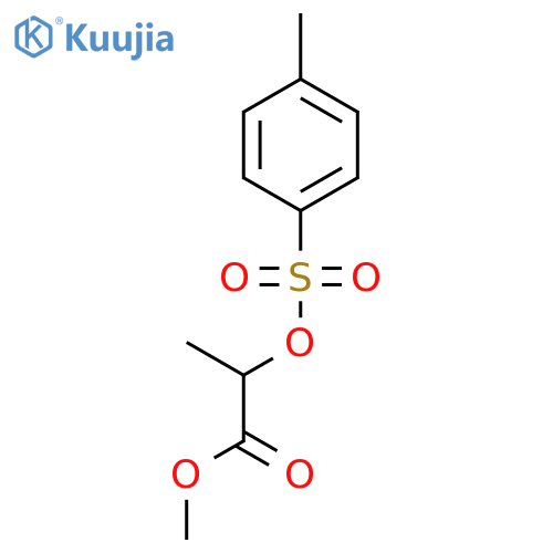 Propanoic acid, 2-[[(4-methylphenyl)sulfonyl]oxy]-, methyl ester, (S)- structure