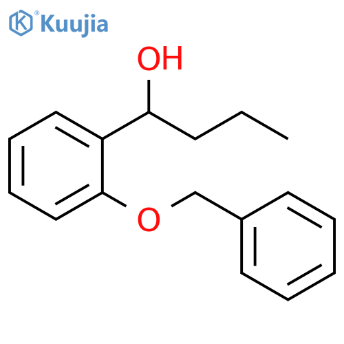 1-(2-(BENZYLOXY)PHENYL)-1-BUTANOL structure
