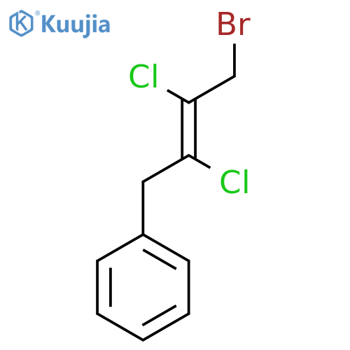 Benzene, (4-bromo-2,3-dichloro-2-butenyl)- structure