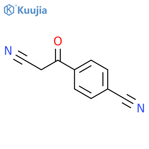 4-(2-Cyanoacetyl)benzonitrile structure