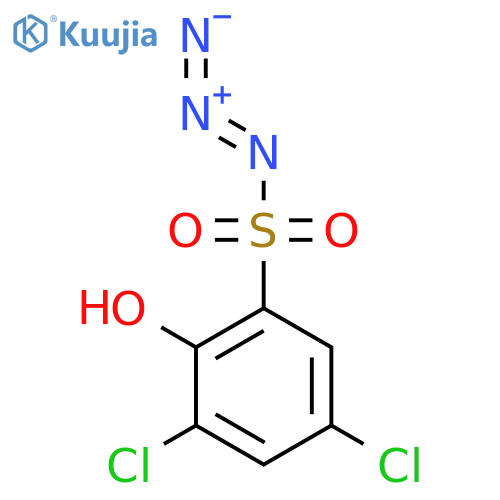 Benzenesulfonyl azide, 3,5-dichloro-2-hydroxy- structure