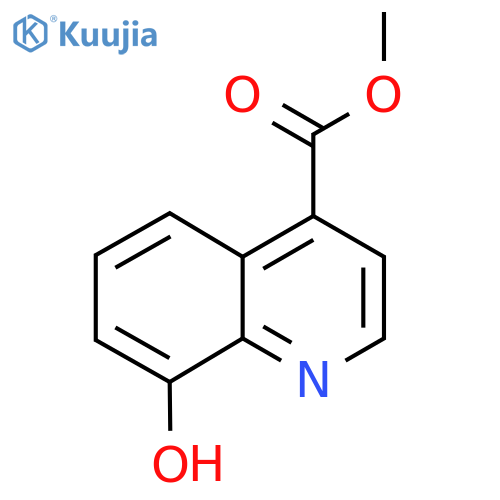 Methyl 8-hydroxyquinoline-4-carboxylate structure