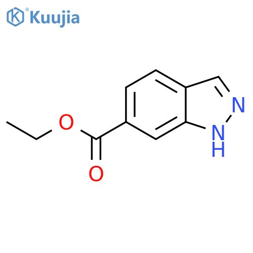 Ethyl 1H-indazole-6-carboxylate structure