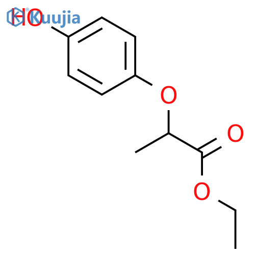 Ethyl (R)-(+)-2-(4-Hydroxyphenoxy)propionate structure