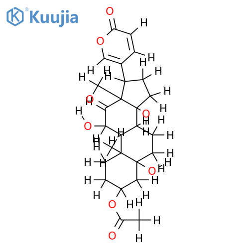 3-O-Acetyl-5beta,11alpha-dihydroxy-12-oxo-bufalin structure