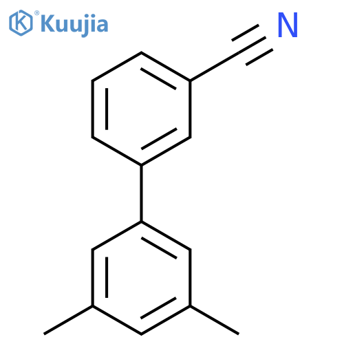 3-(3,5-Dimethylphenyl)benzonitrile structure