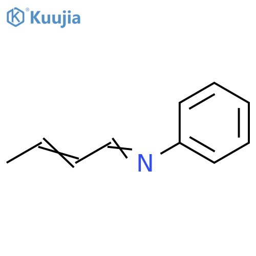 Benzenamine, N-2-butenylidene- structure