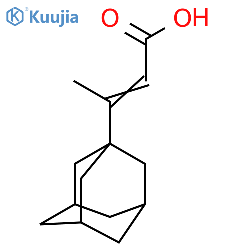 3-(1-Adamantyl)but-2-enoic acid structure