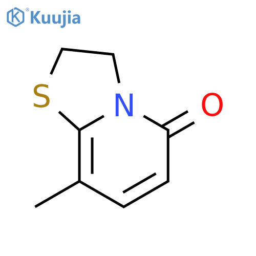 5H-Thiazolo[3,2-a]pyridin-5-one,2,3-dihydro-8-methyl- structure