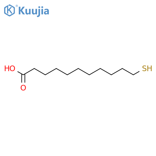 11-Mercaptoundecanoic acid structure