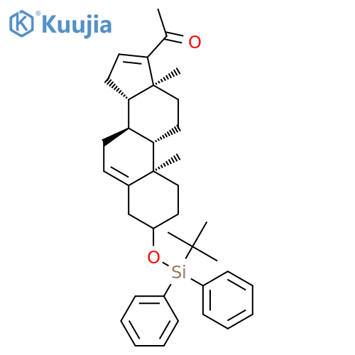 PREGNA-5,16-DIEN-20-ONE, 3-[[(1,1-DIMETHYLETHYL)DIPHENYLSILYL]OXY]- structure