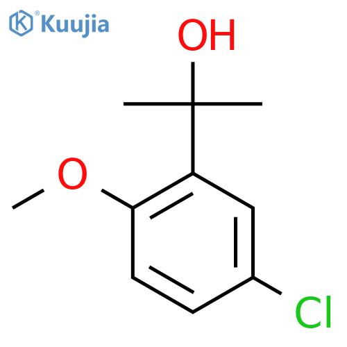 2-(5-chloro-2-methoxyphenyl)propan-2-ol structure