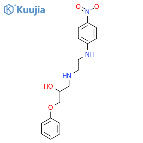 2-PROPANOL, 1-[[2-[(4-NITROPHENYL)AMINO]ETHYL]AMINO]-3-PHENOXY- structure