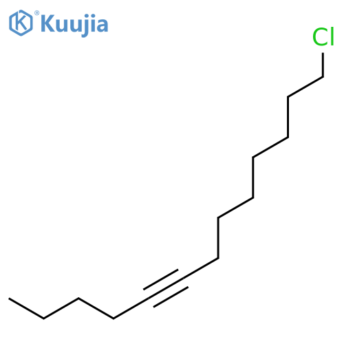 13-chlorotridec-5-yne structure