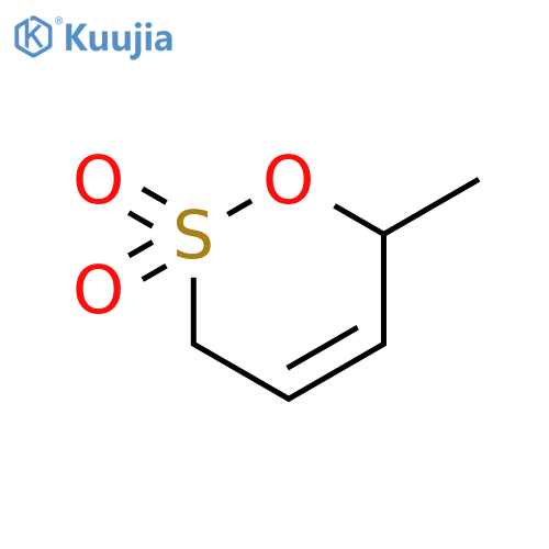 1,2-OXATHIIN, 3,6-DIHYDRO-6-METHYL-, 2,2-DIOXIDE structure