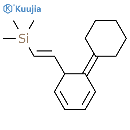 SILANE, (CYCLOHEXYLIDENEPHENYLETHENYL)TRIMETHYL- structure