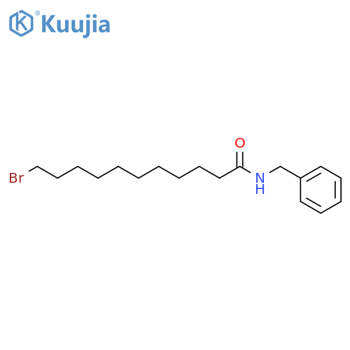 Undecanamide,11-bromo-N-(phenylmethyl)- structure