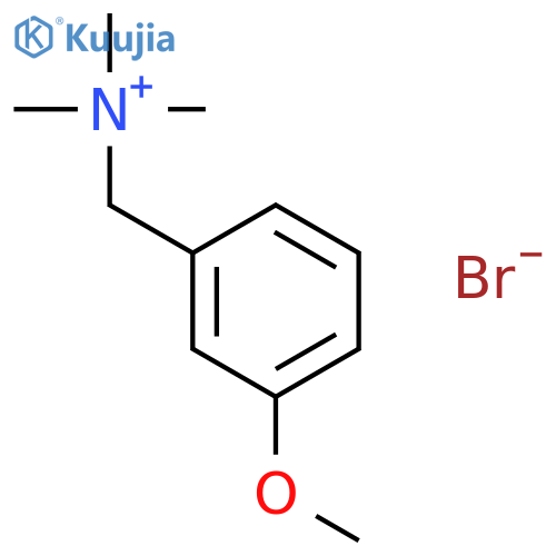 (3-methoxyphenyl)-N,N,N-trimethylmethanaminium bromide structure