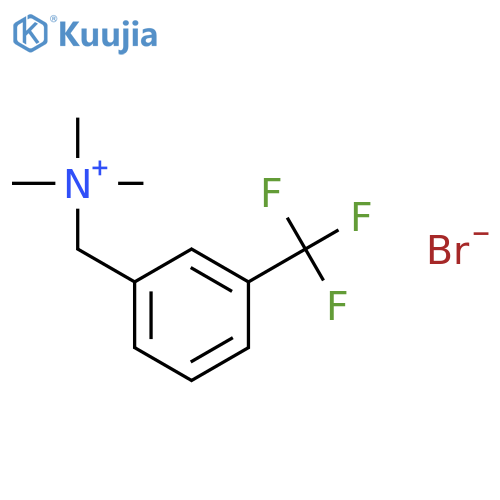N,N,N-Trimethyl[3-(trifluoromethyl)phenyl]methanaminium bromide structure