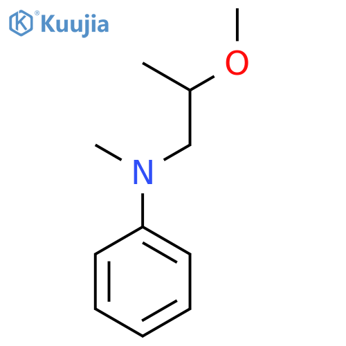 Benzenamine, N-(2-methoxypropyl)-N-methyl- structure