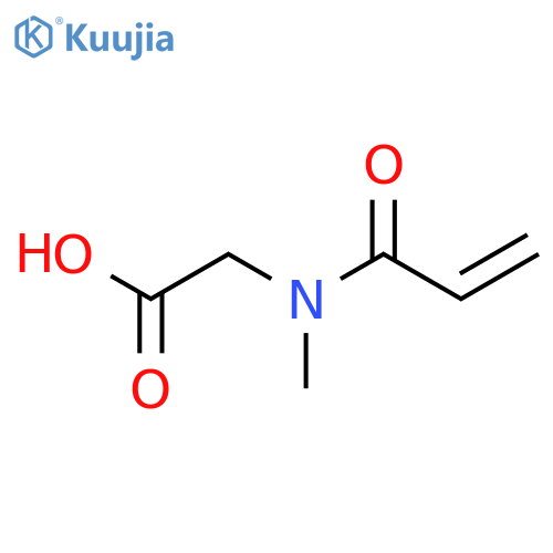 2-(N-methylprop-2-enamido)acetic acid structure