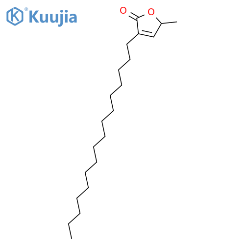 2(5H)-Furanone, 3-hexadecyl-5-methyl-, (5S)- structure
