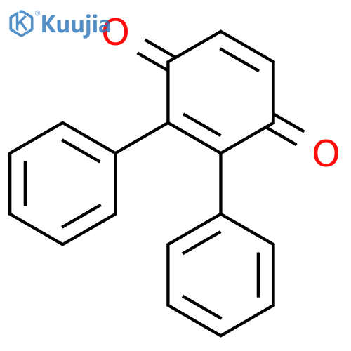 2,5-Cyclohexadiene-1,4-dione, 2,3-diphenyl- structure