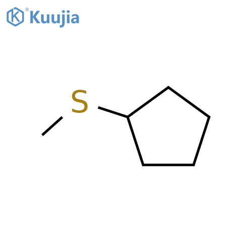 CYCLOPENTYLMETHYLSULFIDE structure