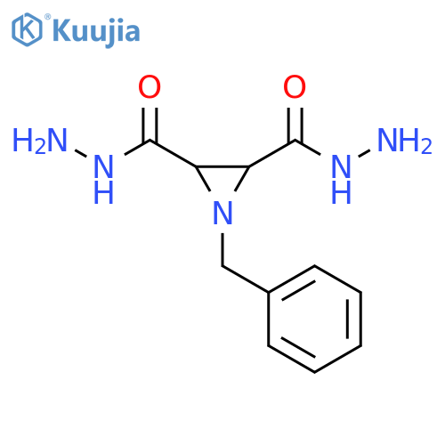 2,3-Aziridinedicarboxylic acid, 1-(phenylmethyl)-, dihydrazide structure