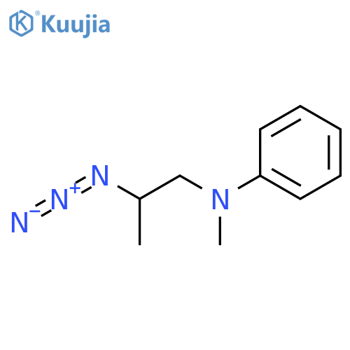 Benzenamine, N-(2-azidopropyl)-N-methyl- structure