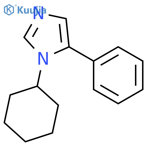 1H-Imidazole,1-cyclohexyl-5-phenyl- structure