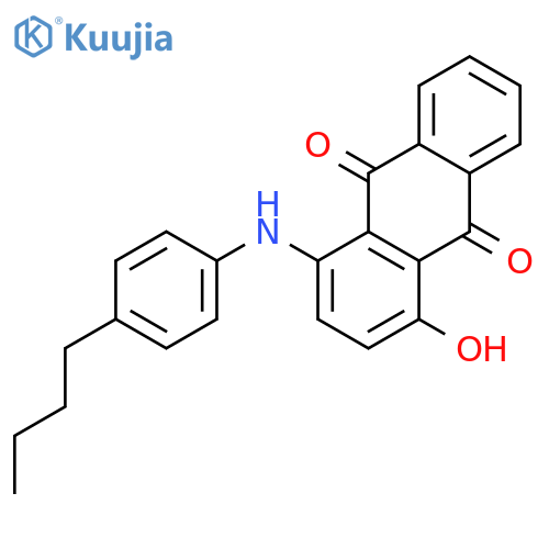 9,10-Anthracenedione,1-[(4-butylphenyl)amino]-4-hydroxy- structure