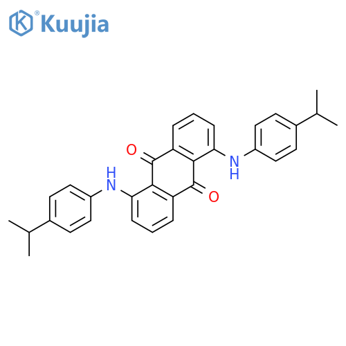 9,10-Anthracenedione,1,5-bis[[4-(1-methylethyl)phenyl]amino]- structure