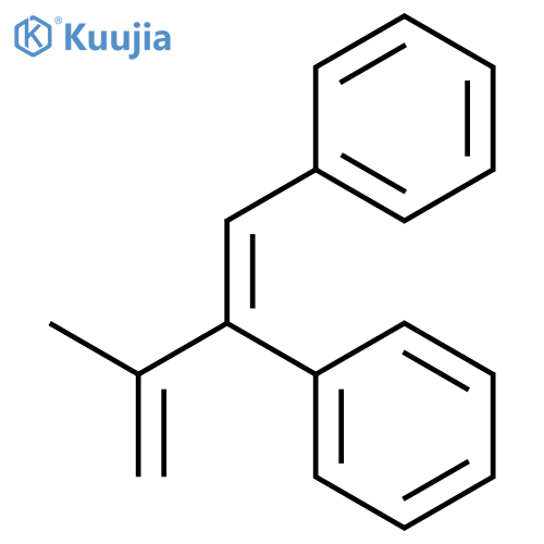 BENZENE, 1,1'-[1-(1-METHYLETHENYL)-1,2-ETHENEDIYL]BIS- structure