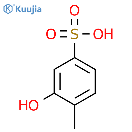 Benzenesulfonic acid, 3-hydroxy-4-methyl- structure